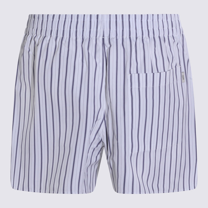 Ami Paris Shorts - White-Blue | 32928e9f5b4094d404c99f24c70b8b911e57009a