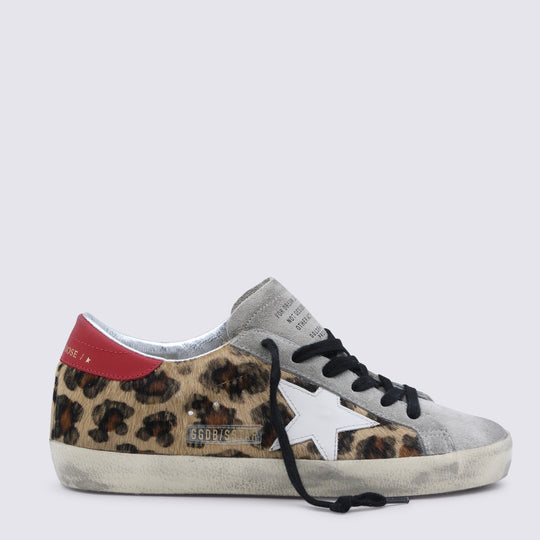 Sneakers Leopard/White/Red