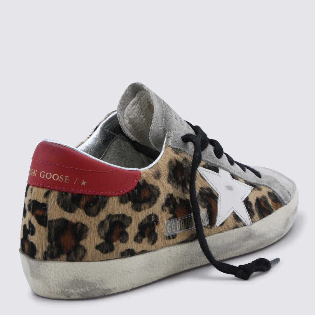 Golden Goose Sneakers - LEOPARD/WHITE/RED | 4da84a76f7459ba1578763578627d4d0f3b5d9b8