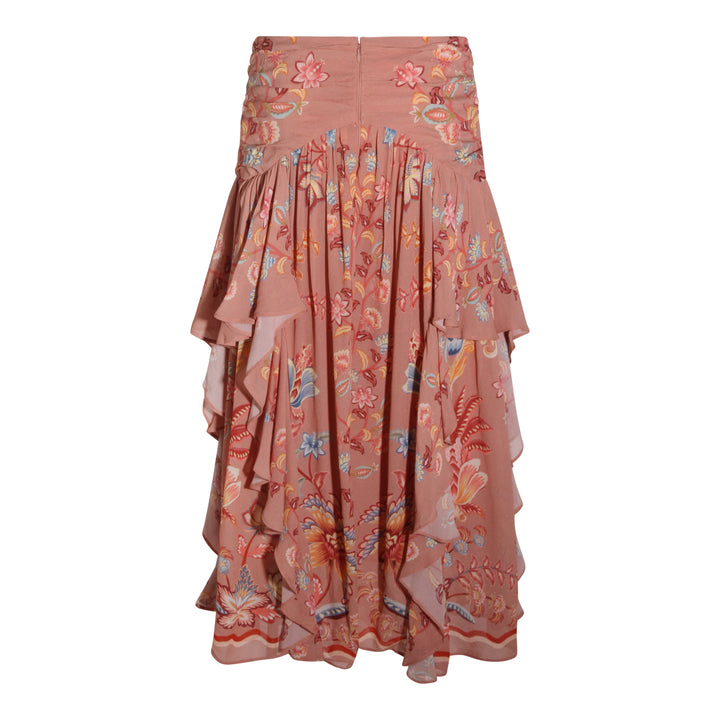 Farm Rio Skirts - BOHO ENCHANCE MOCHA | 13275960128ad6da4844ed7fed446aa8b1152ff2