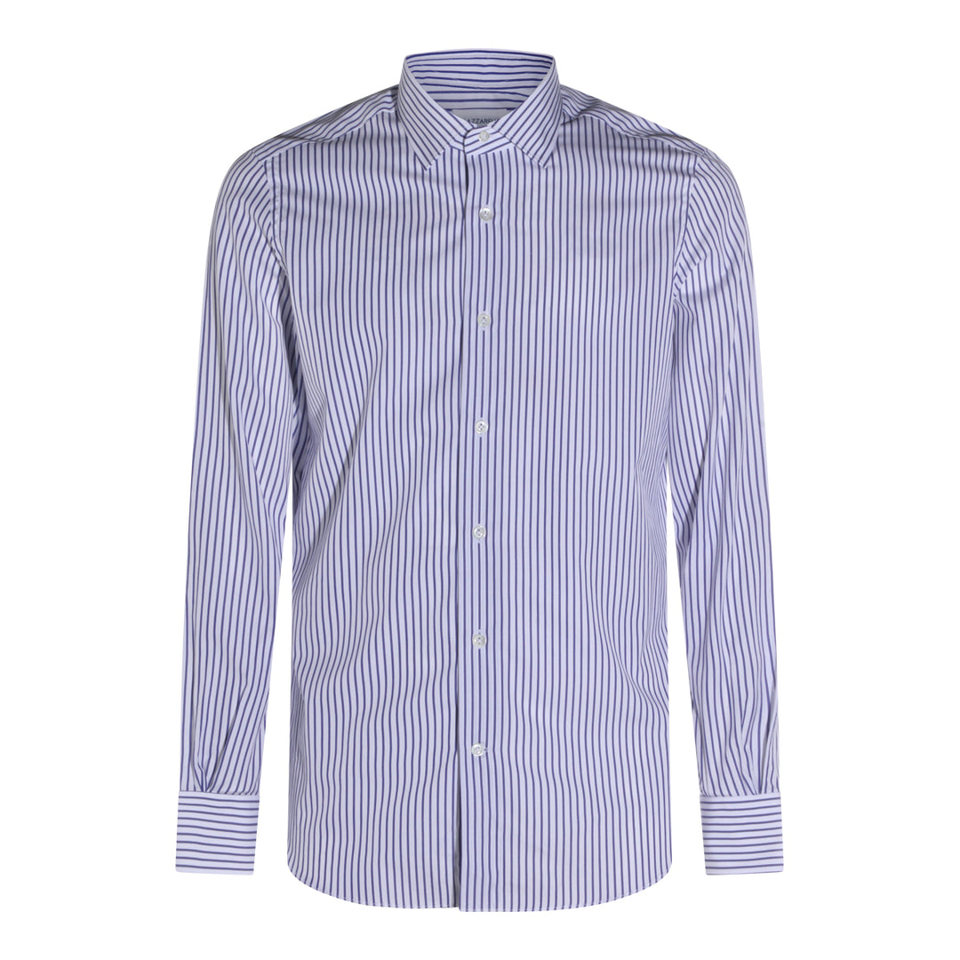 Mazzarelli Shirts - BIANCO-BLU | 6ef3e6af8ca77254d82638b5d84ae45dfd309201