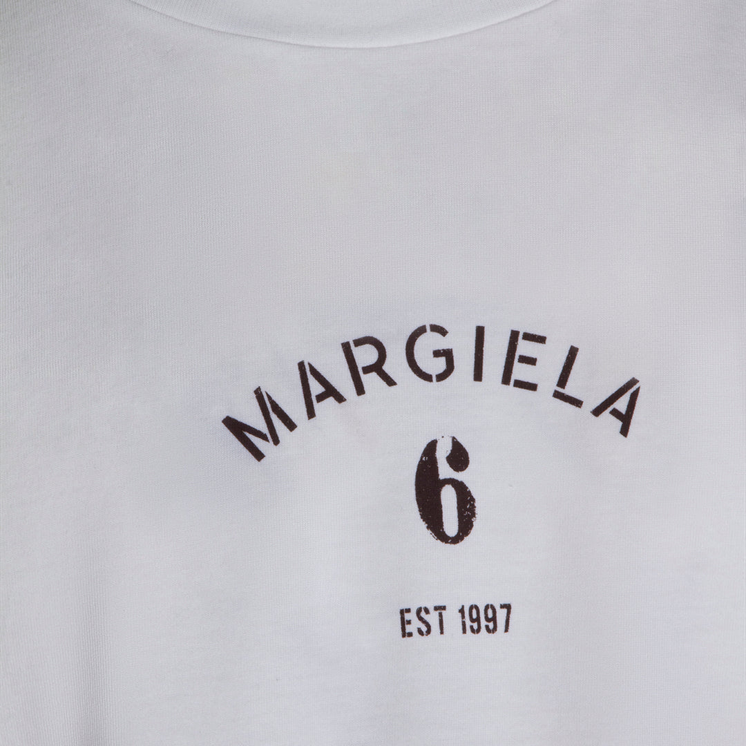 Mm6 Maison Margiela T-shirts and Polos - Bianco | a8cdec34888a4561d79face09c9db961bcf035c3