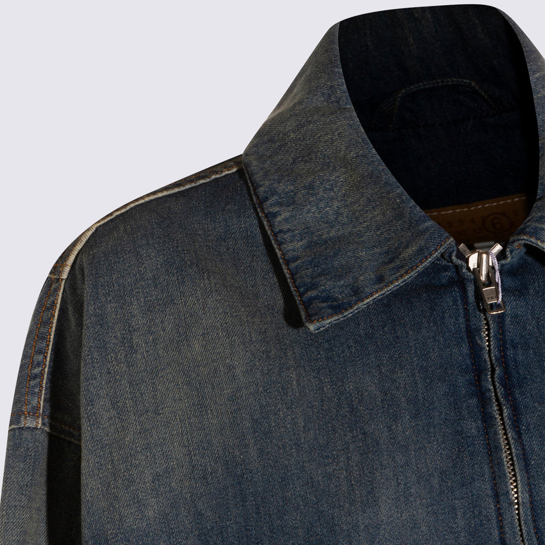 Mm6 Maison Margiela Jackets - Blu e verdi | 4745f08ae2d7a6a06cf892e9255c1bcf563b0a23