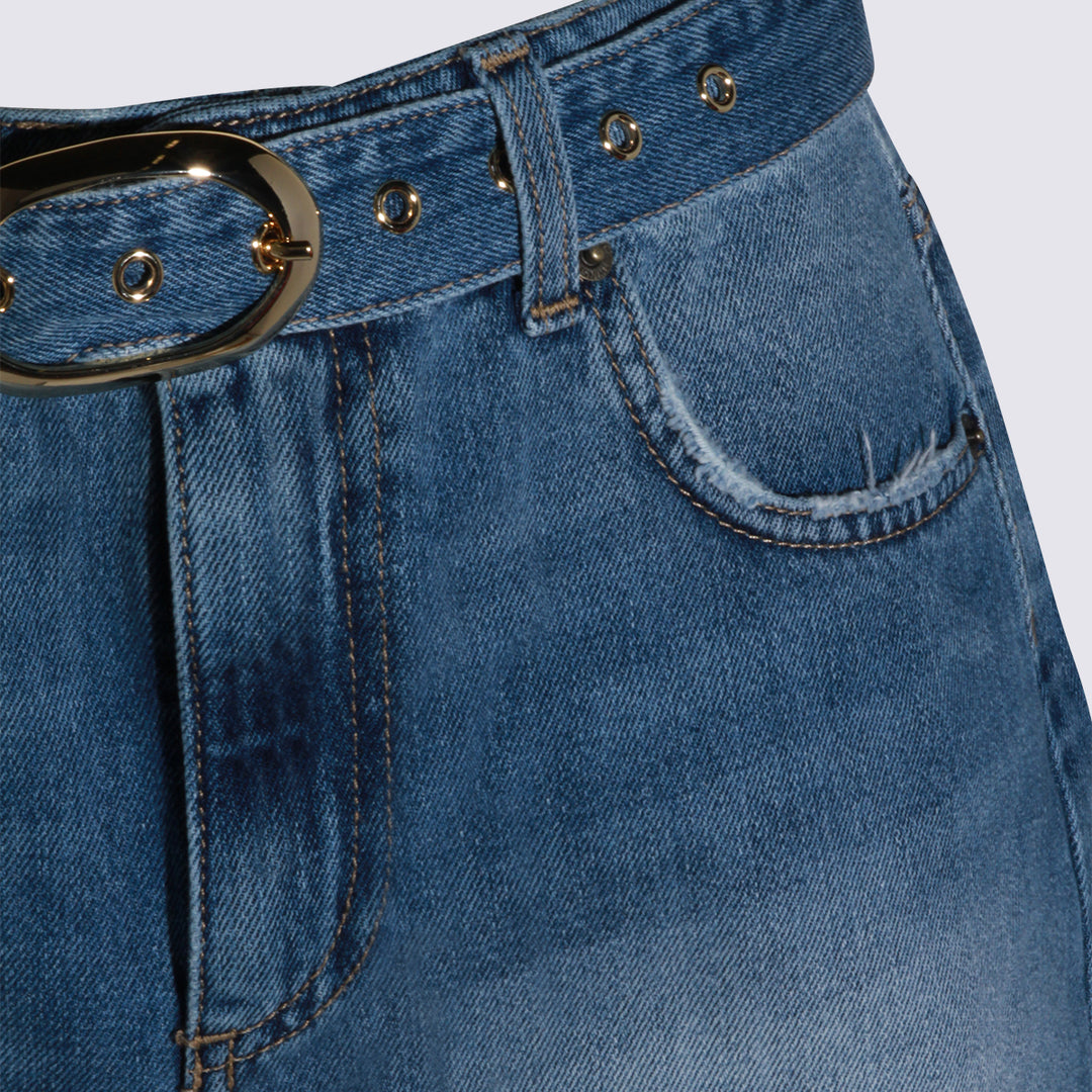 Twin-Set Shorts - DENIM CHIARO | 6e1c7f016540f81e0a27588c19c65d2b7eb6ad27