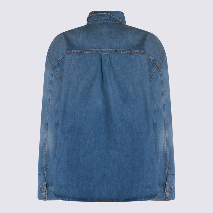 Anine Bing Shirts - Blue and green | b7975e7710d3da693ddb1b45af2caaa4e22096f7