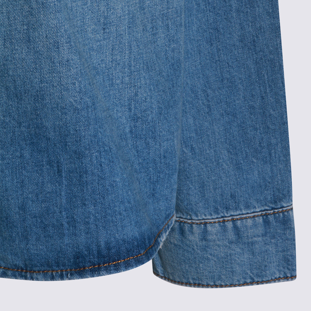 Anine Bing Shirts - Blue and green | 206d85c04604c696b50d25d33460b782270aa258