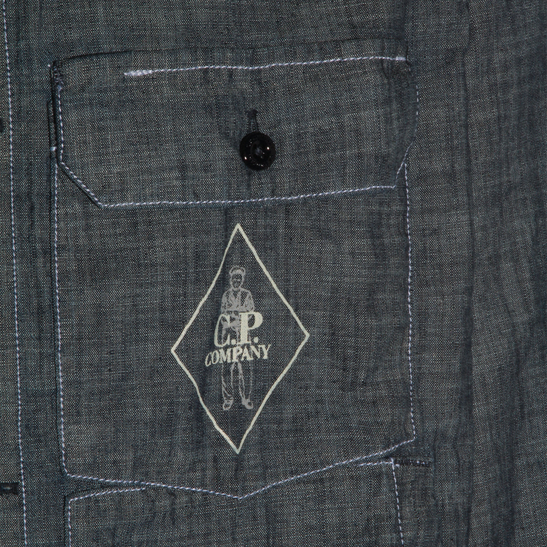 Cp Company Shirts - Indigo | 60295d3bc852a9e42160a94e69d5b371269b07cb