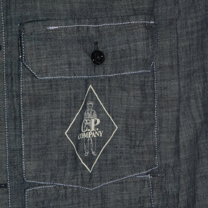 Cp Company Shirts - Indigo | 60295d3bc852a9e42160a94e69d5b371269b07cb