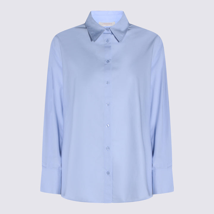 Twin-Set Shirts - Blu e Verdi | 5233e8b934745f1e1a15f7ad10a93a4510a55daf