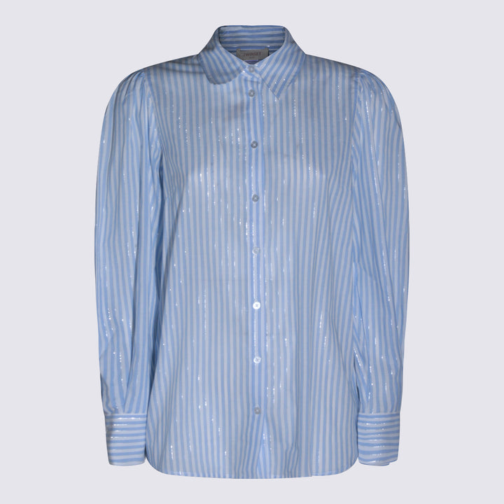 Twin-Set Shirts - RIGA AZZURRO | 4ce3cda04e9d826aa02b4d0a4bac34683f4d4339