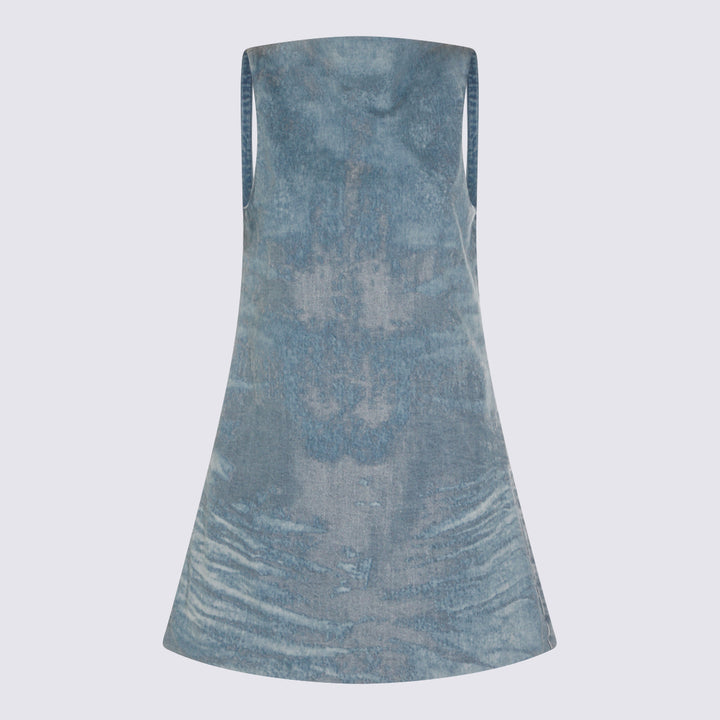Diesel Dresses - Blu e verdi | 0b571672380af6a39a9bbf5ec260b9fdf04da824