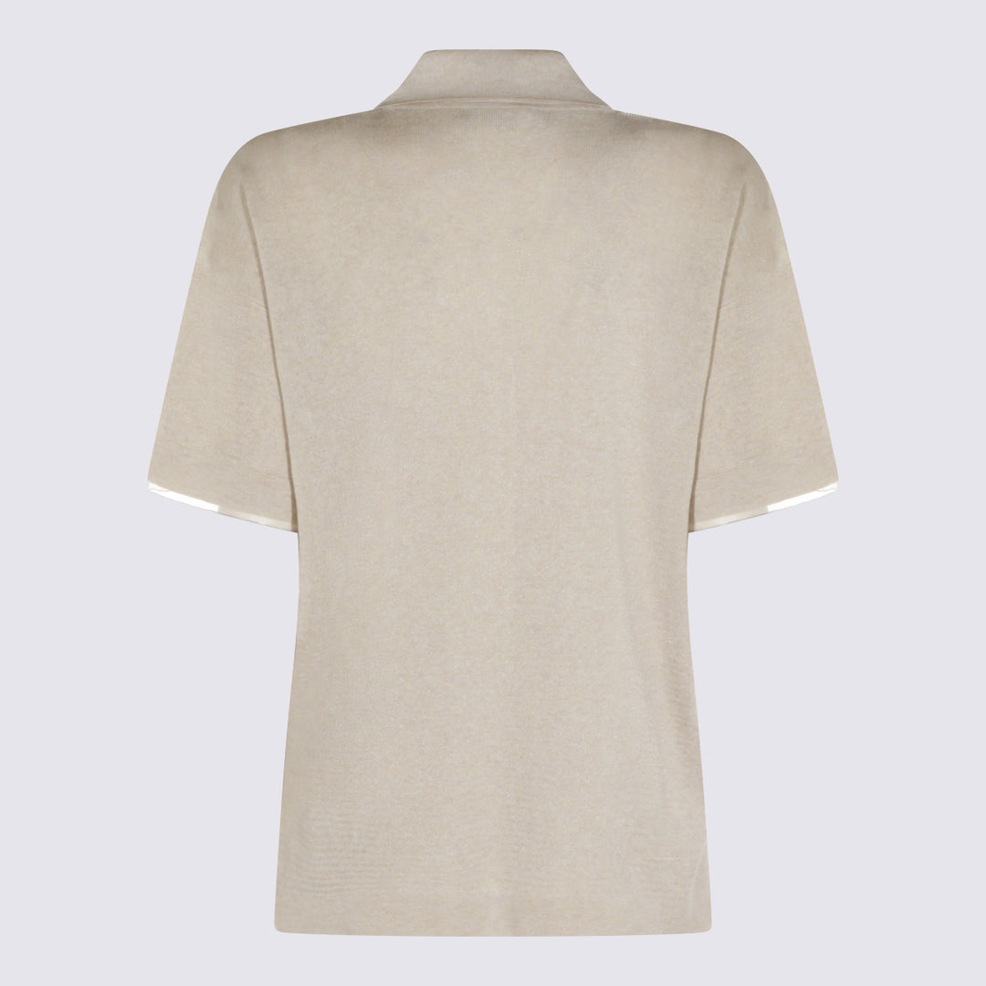 Fabiana Filippi T-shirts and Polos - Chiari e Naturali | 220367d7410646a6c38eb7161fbdb658b71b91ab