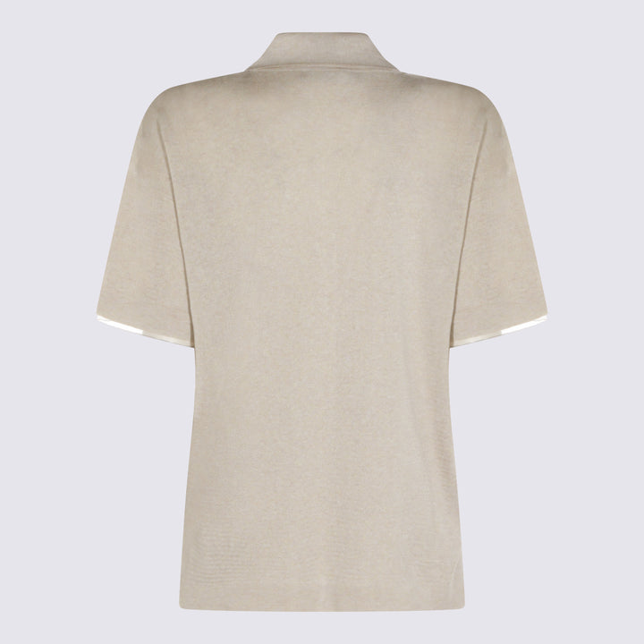 Fabiana Filippi T-shirts and Polos - Chiari e Naturali | 220367d7410646a6c38eb7161fbdb658b71b91ab