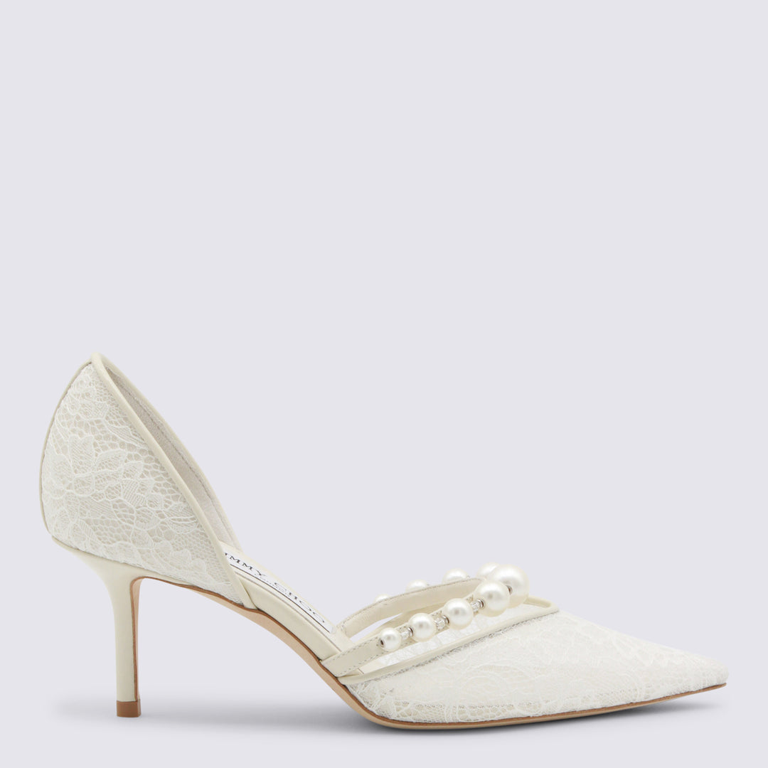 Jimmy Choo With Heel - IVORY/WHITE | fa9fcfcd58c49ff870268728abc89b7ede107ccb