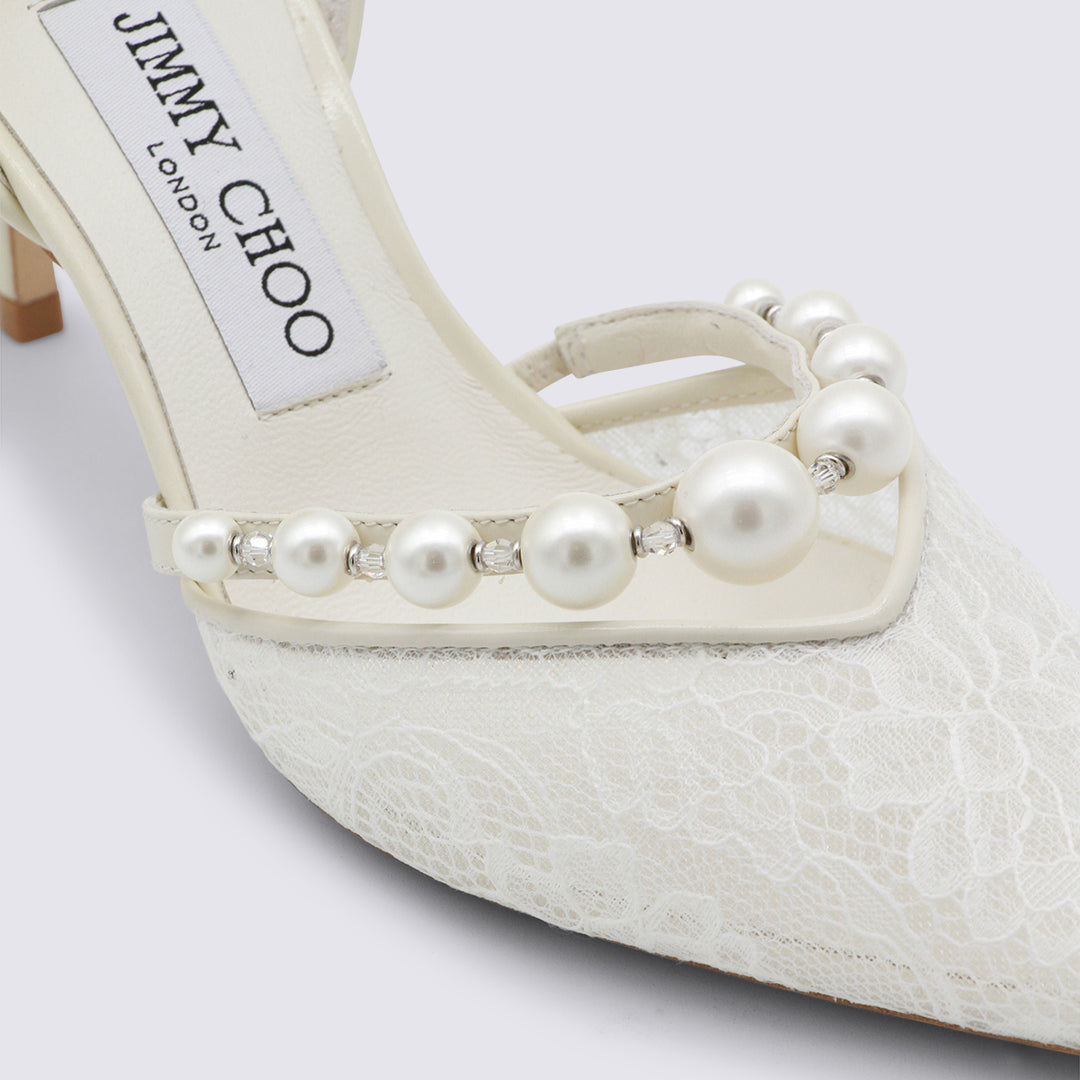 Jimmy Choo With Heel - IVORY/WHITE | 37b2d9f97f9c9a9071bca225a0f6379aa7d0bc6b