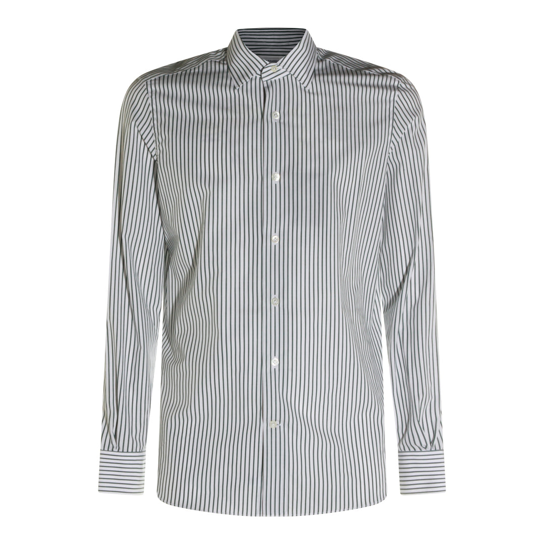 Mazzarelli Shirts - BIANCO-VERDE | 565d3da84e8629cd1382832656ae2f1a466dfe70