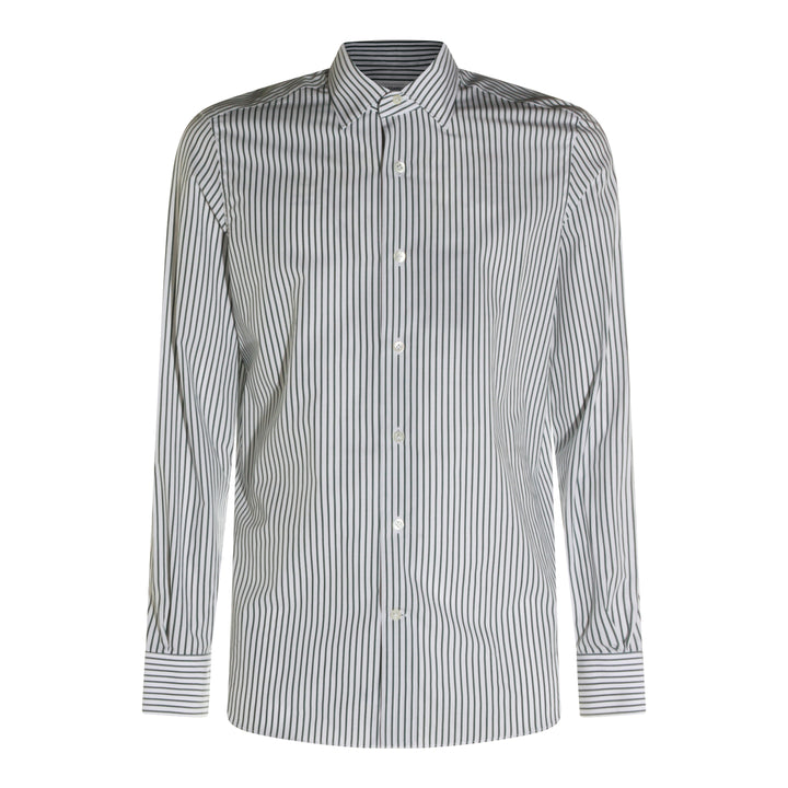 Mazzarelli Shirts - BIANCO-VERDE | 565d3da84e8629cd1382832656ae2f1a466dfe70