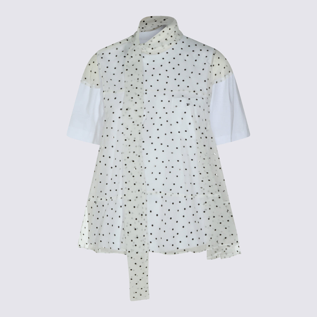 Sacai T-shirts and Polos - Chiari e Naturali | 80d18dc54933454d7be2ee2b63a2e9d4d2642011