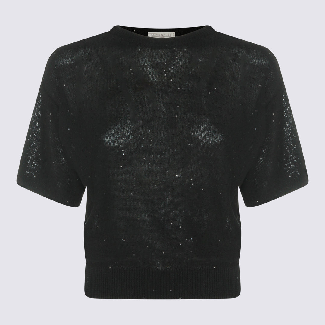 Antonelli Firenze Sweaters - Blacks and greys | dff00a4421bd02ca9858bfdbdb90eaade51a481e