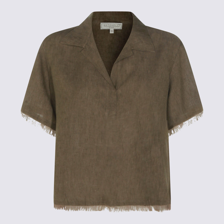 Antonelli Firenze Shirts - Khaki | 6cd54d9599d18c7e97ef8d789bcb0578af2696ab
