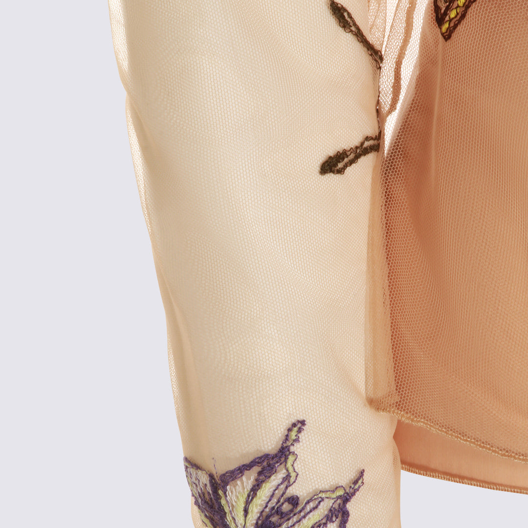 Blumarine Top - CAMEL/MULTI | 153faa025b6f7fbaa5119b5d366b6397d2dff8de