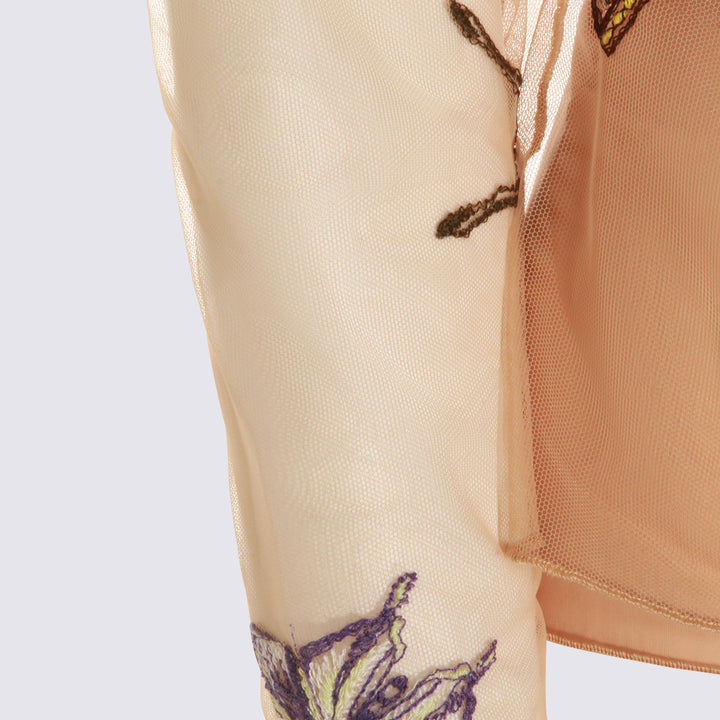 Blumarine Top - CAMEL/MULTI | 153faa025b6f7fbaa5119b5d366b6397d2dff8de