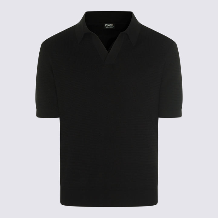 Zegna T-shirts and Polos - Blacks and greys | 28aaf72d8a31fe1cf0bbe568a7e5824f4fdf413a