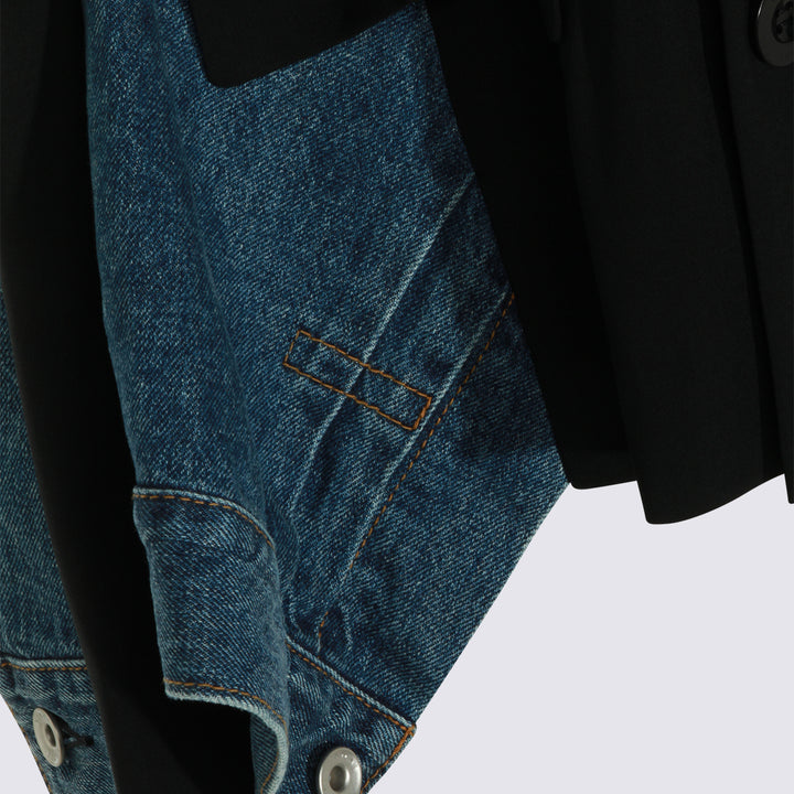 Sacai Jackets - BLACK/BLUE | 8c6069a739fde2da8627bb44120ee00e3889dc8e