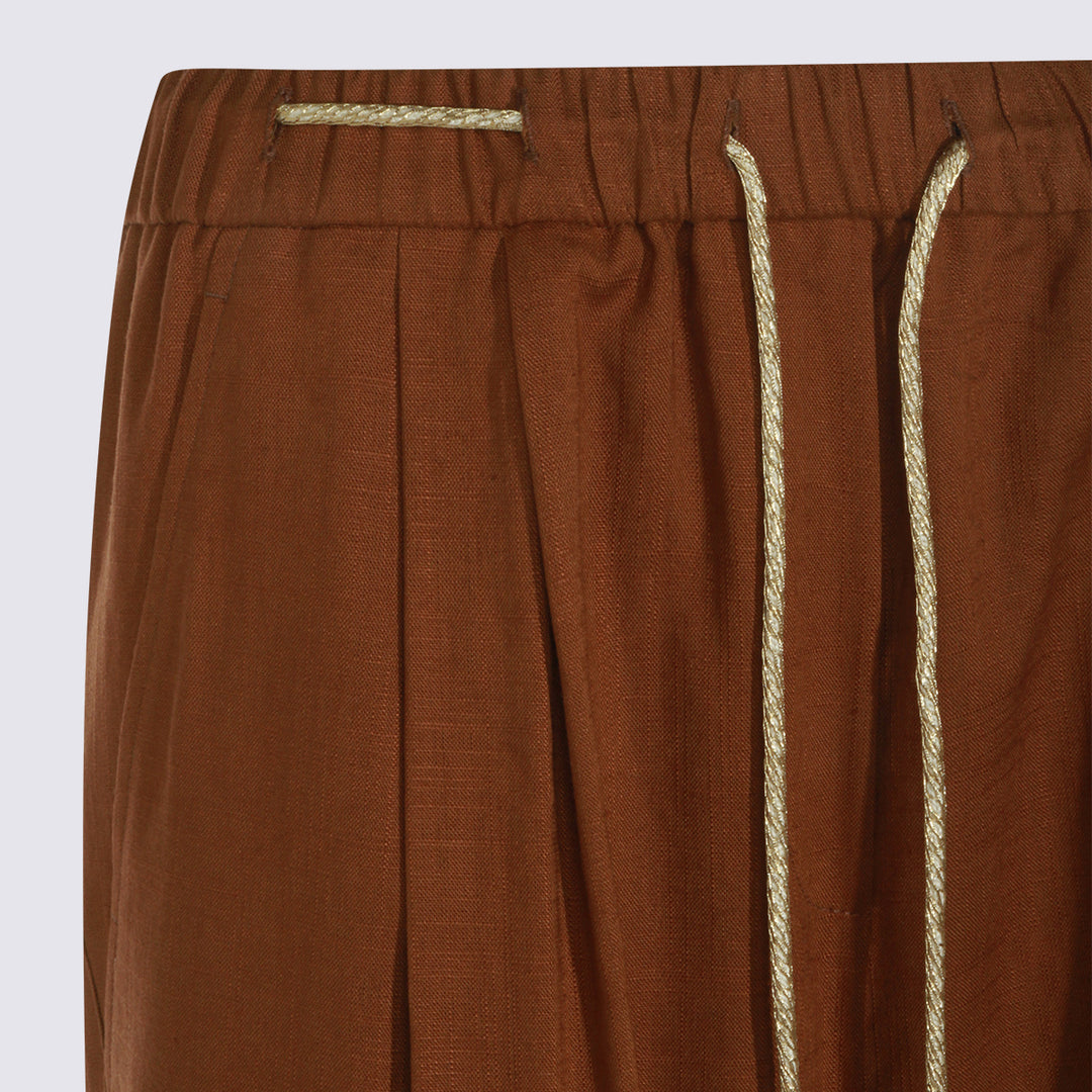 Herno Trousers - Marrone | f255144c8e00a9bb5266ad0524b9b1287dd71125