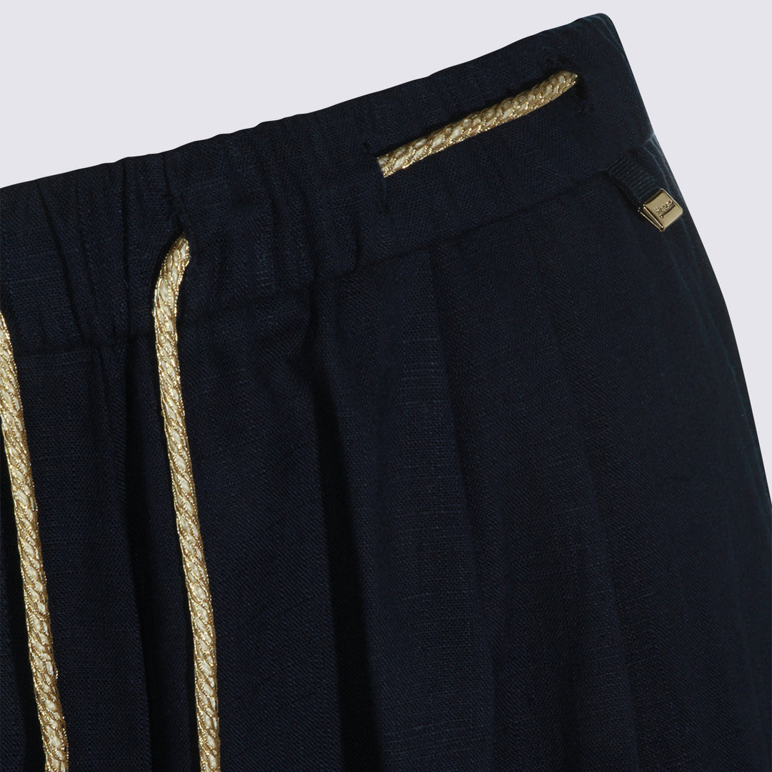 Herno Trousers - Navy | 78c5a86c67f1170180e23e03dda37028c263d328