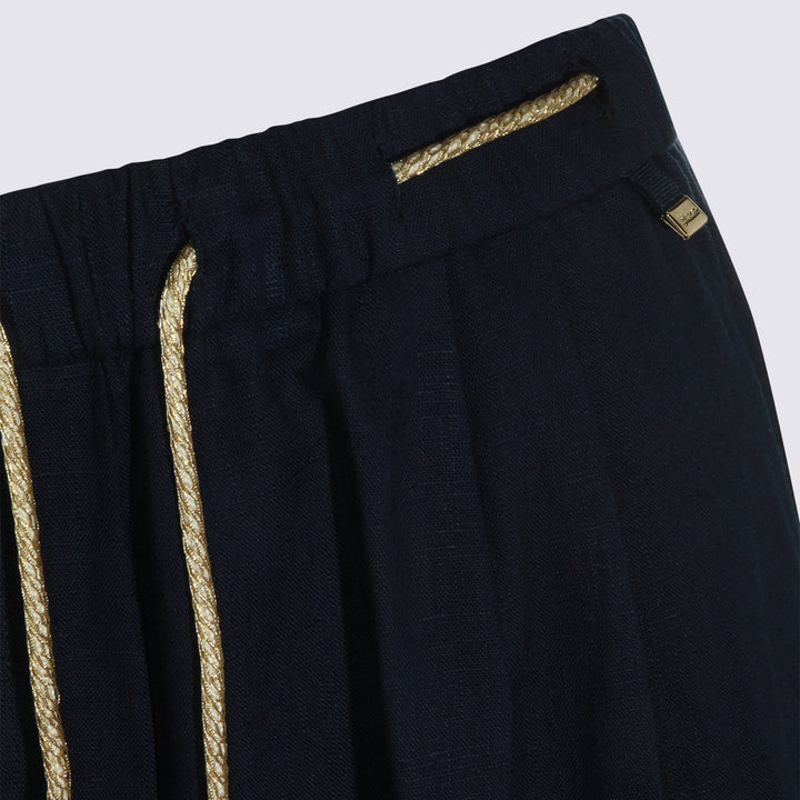 Herno Trousers - Navy | 78c5a86c67f1170180e23e03dda37028c263d328