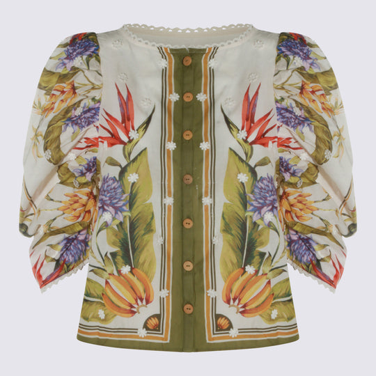 Top Tropical Scarf Sand