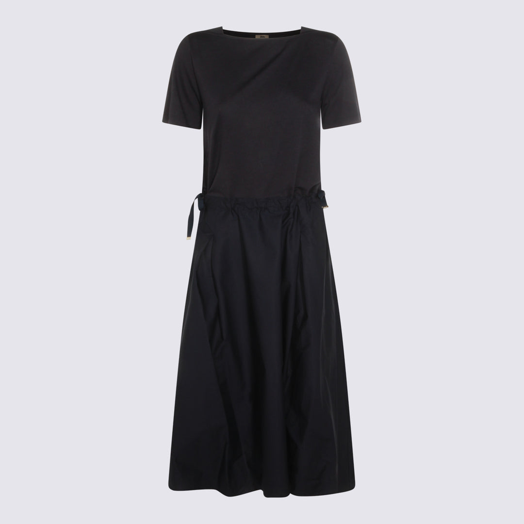 Herno Dresses - Blue and green | 1cac50018aa600990ff9244614857500556bdc69