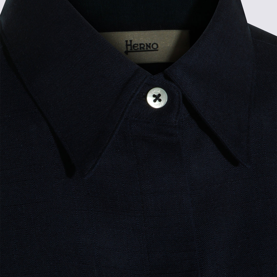 Herno Shirts - Navy | 74881732c45bd6003f2543aa3119f9dcb91a370d