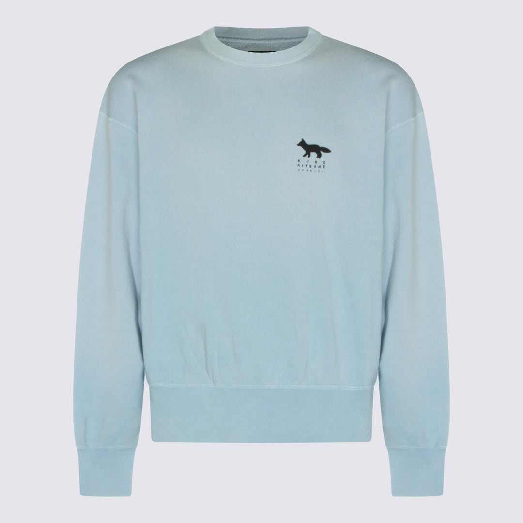 Maison Kitsune' Sweaters - Blu e verdi | 5b70fbb04754fe533f76a1c5482fa18e5910ec2b