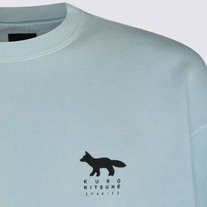 Maison Kitsune' Sweaters - Blu e verdi | ef675f783a370eb0a98ebb904d19a534cfb5adc0