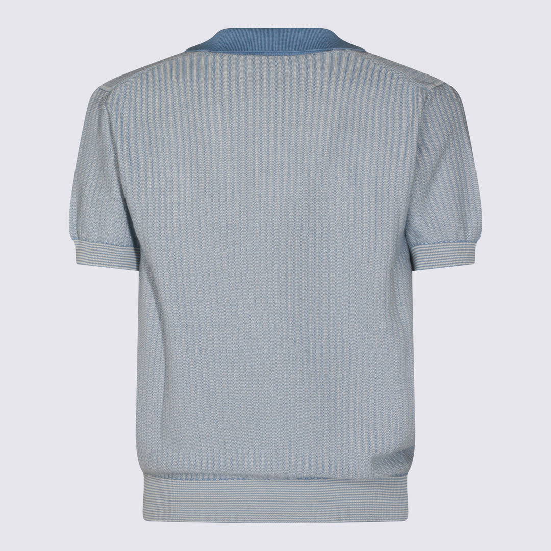 Piacenza Cashmere T-shirts and Polos - Blu e Verdi | 5e3032b06fa50619c1def6bee7ae69aa73f91bbd