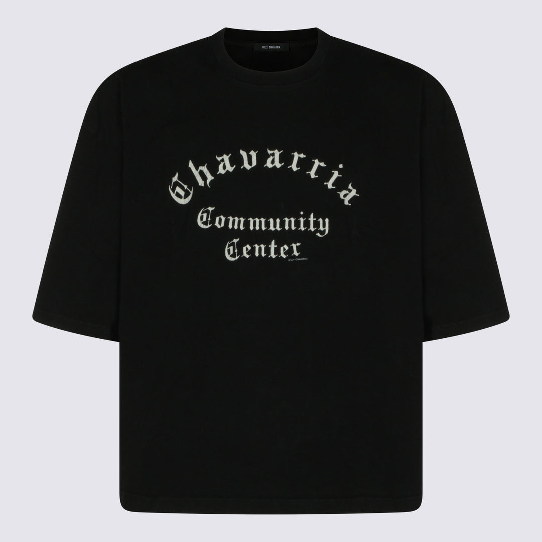 Willy Chavarria T-shirts and Polos - Nero | 5a340839971a54af26fb95ff33e86cf3f6d37414