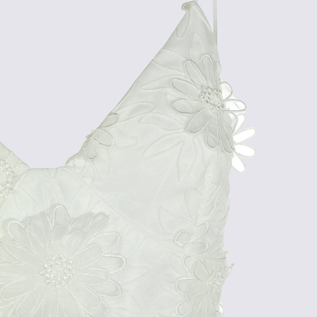 Self-Portrait Dresses - Bianco | 4af34d4ec9b73430e482e19fcf024a262b3923c0