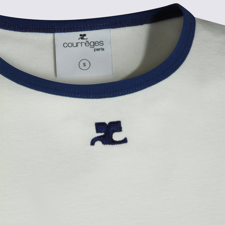 Courreges T-shirts and Polos - Bianco | d4a8745d3da95549ab6ec4bc0e8a4e3487b84f3a