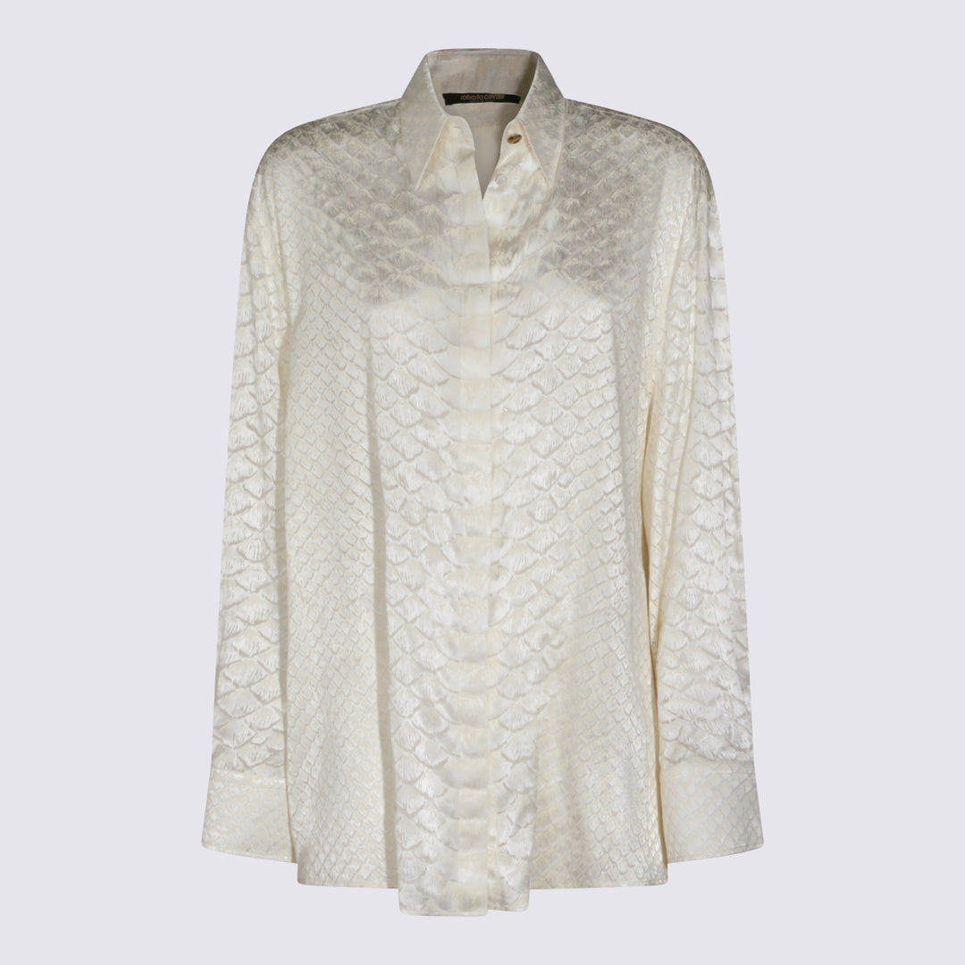 Roberto Cavalli Shirts - Bianco | fca2a8ae5fa18b6b8375257cf32ee0f45c9ff9a5