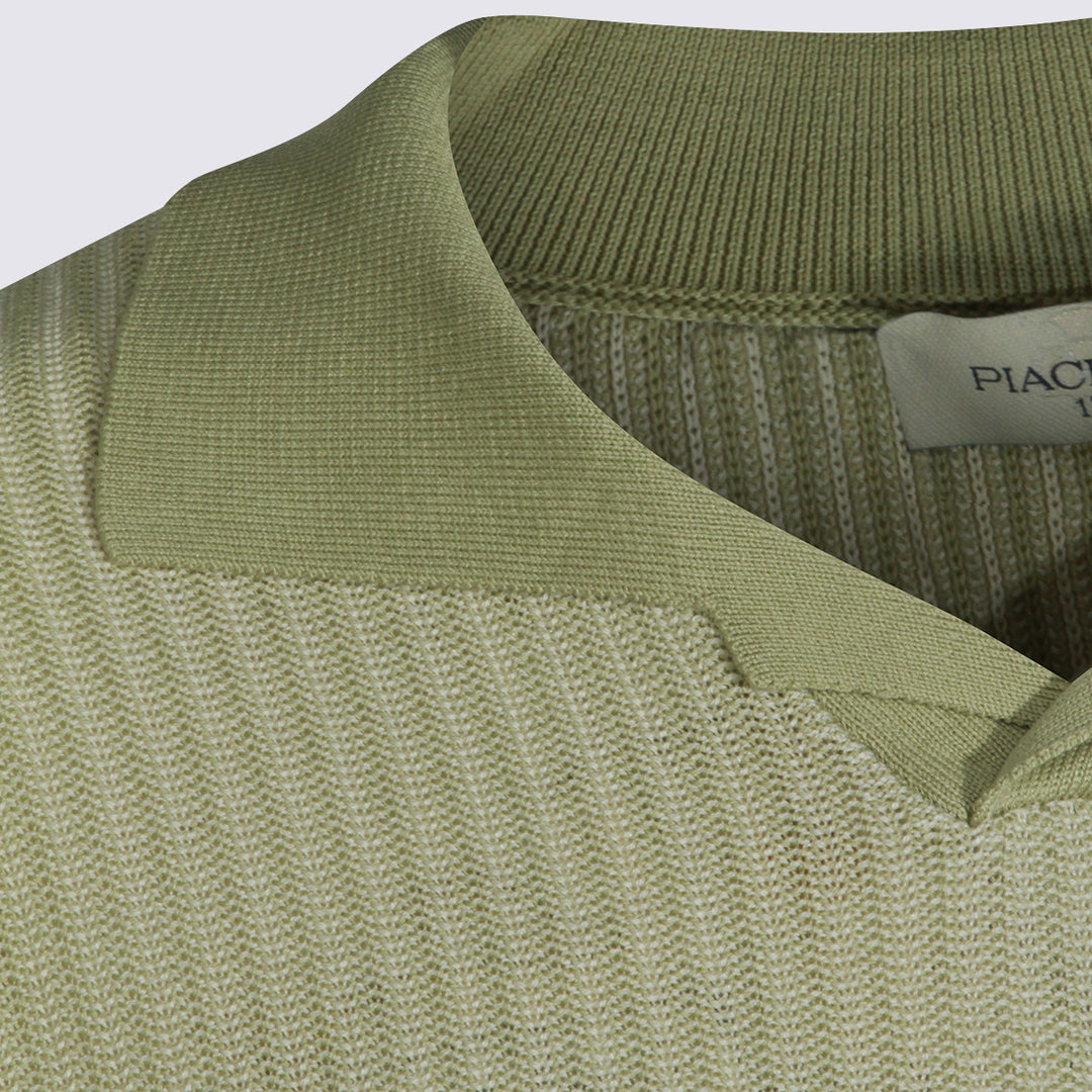 Piacenza Cashmere T-shirts and Polos - Blu e Verdi | 79050e18faddf7ff3806f4f11e1149dd4d9d98c9