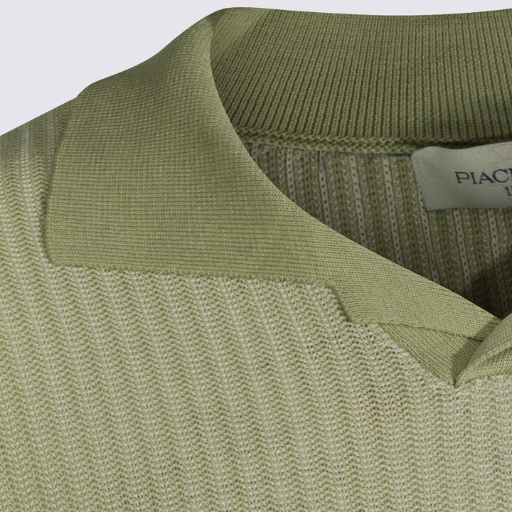 Piacenza Cashmere T-shirts and Polos - Blu e Verdi | 79050e18faddf7ff3806f4f11e1149dd4d9d98c9