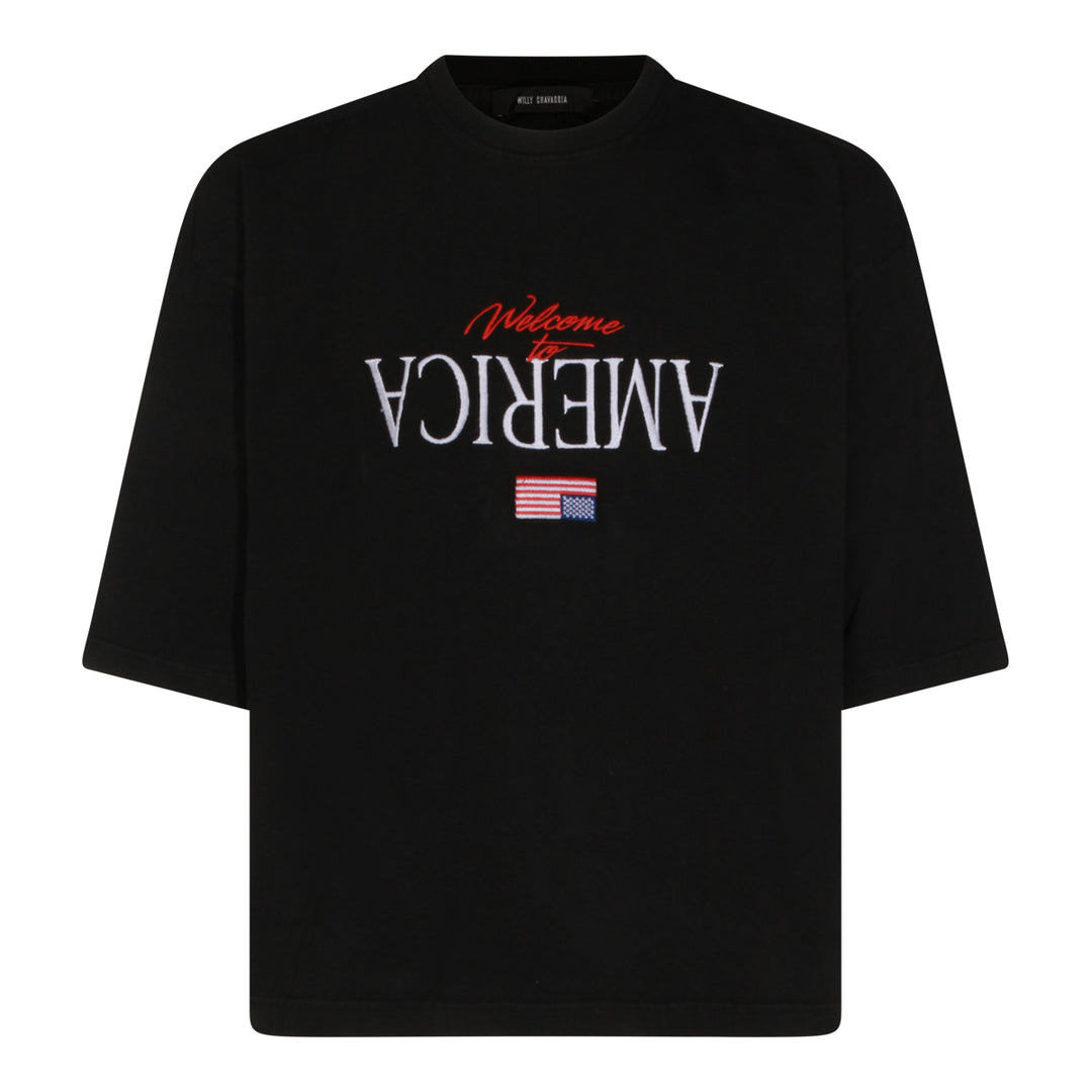 Willy Chavarria T-shirts and Polos - Nero | cc749f9ebeb58780080d9bcdc05f60a53ab0a598