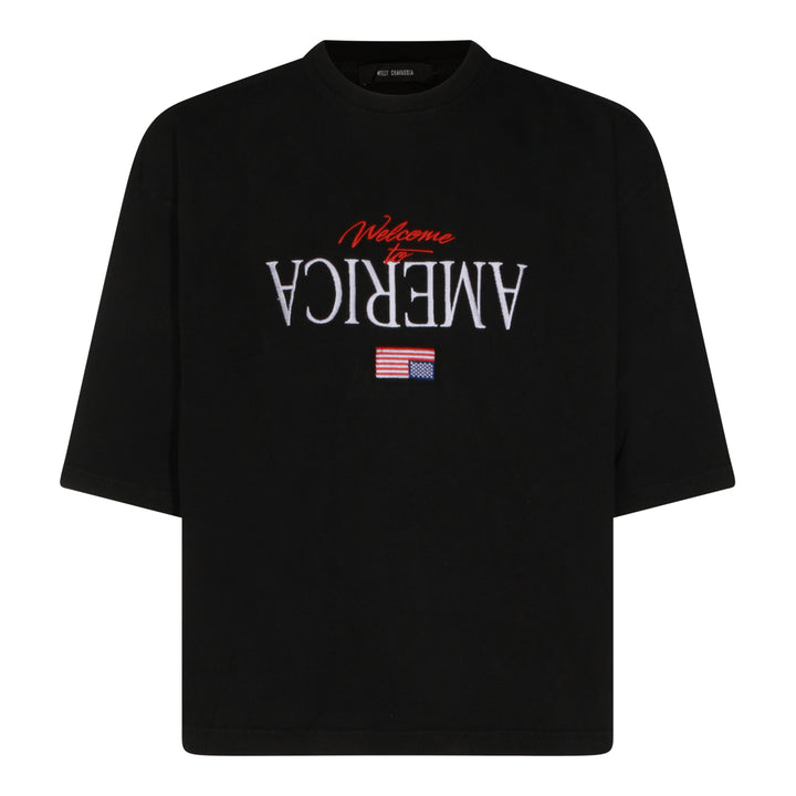 Willy Chavarria T-shirts and Polos - Nero | cc749f9ebeb58780080d9bcdc05f60a53ab0a598