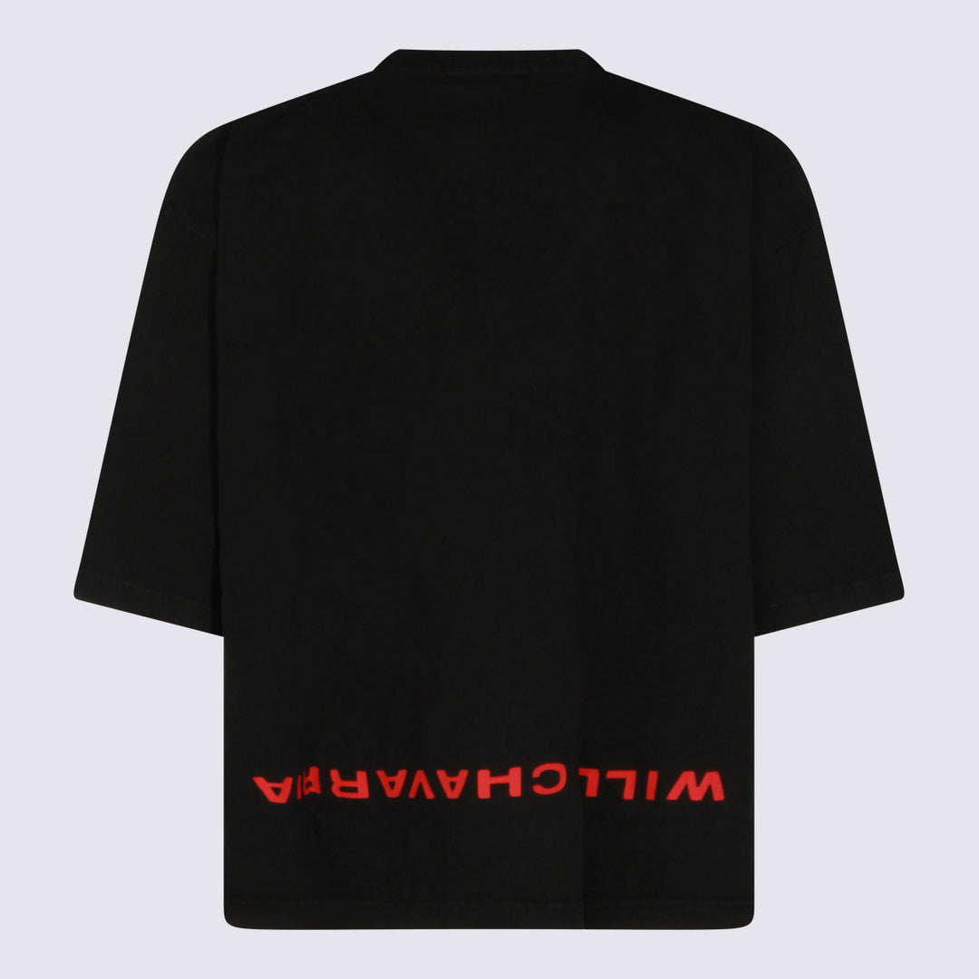 Willy Chavarria T-shirts and Polos - Nero | fc08d22ac6084eaaffced11f8c40c99a965a30c8