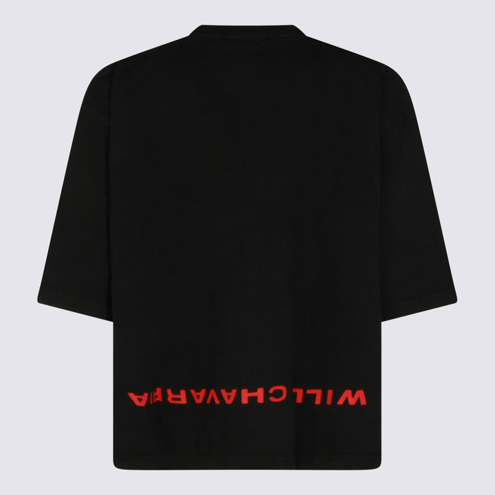 Willy Chavarria T-shirts and Polos - Nero | fc08d22ac6084eaaffced11f8c40c99a965a30c8
