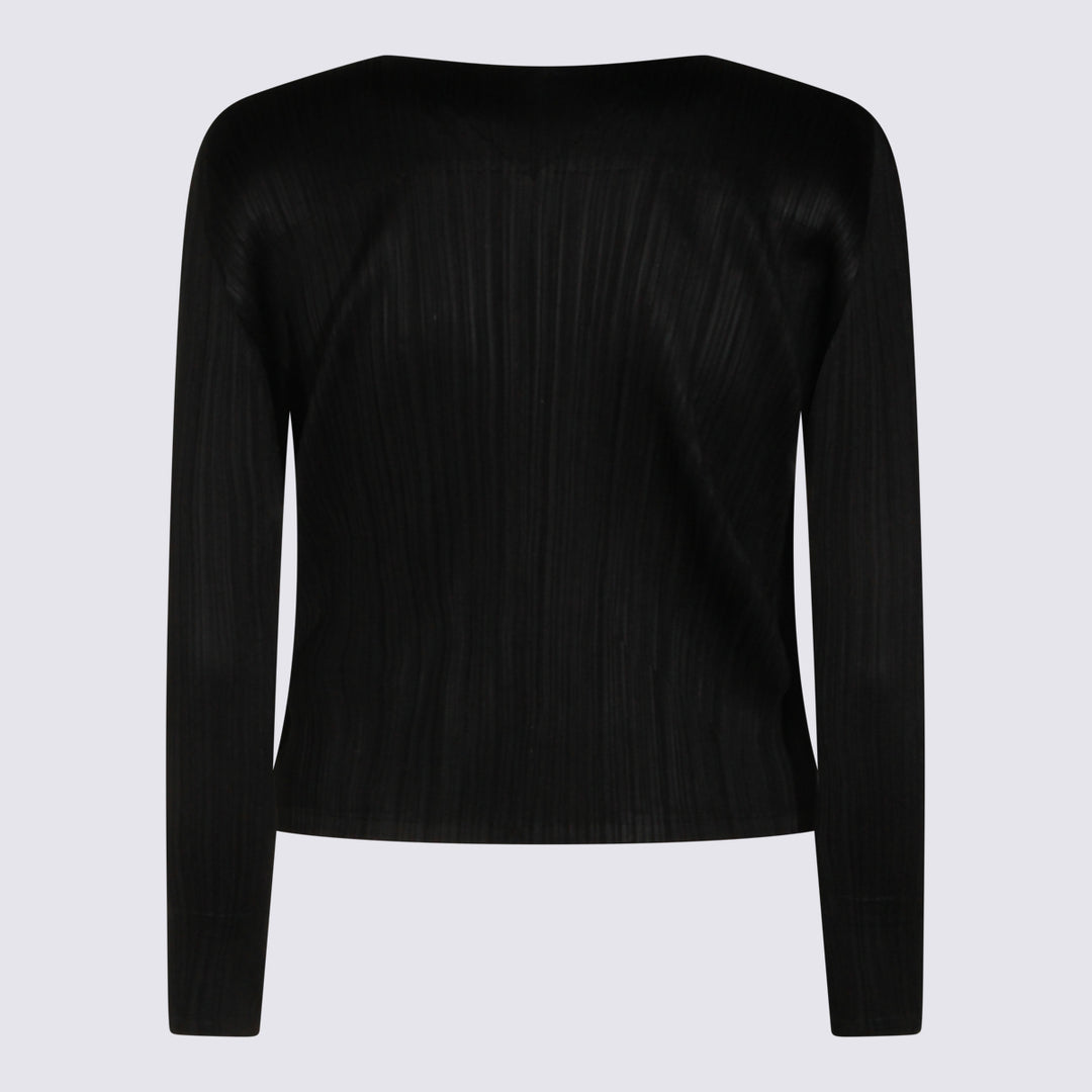 Pleats Please Issey Miyake Top - Nero | 110c33a7f06e5810d3994970897f3f52aa9fb3b2