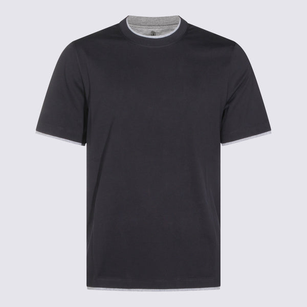 T-Shirts And Polos Blue And Green