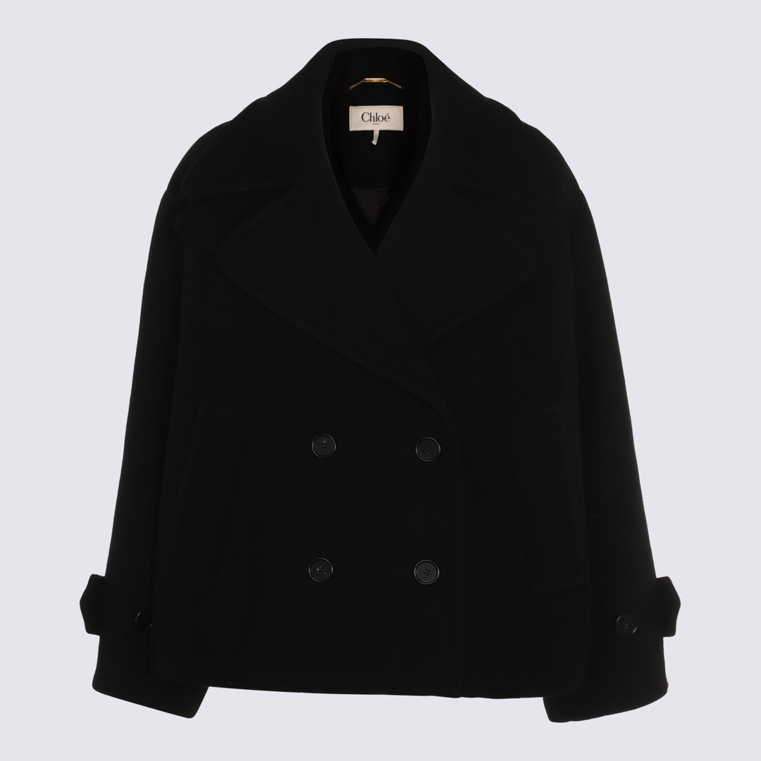 Chloè Coats - Nero | 6ea86ce35102061823d9f3a74453498ed2a7d85a